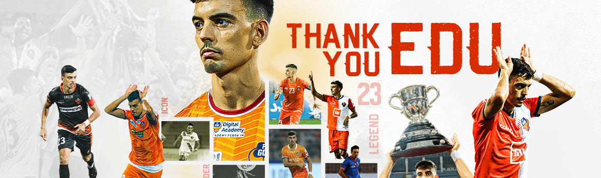 After six unforgettable seasons, FC Goa bid adieu to stalwart Edu Bedia FC Goa After six unforgettable seasons, FC Goa bid adieu to stalwart Edu Bedia FC Goa